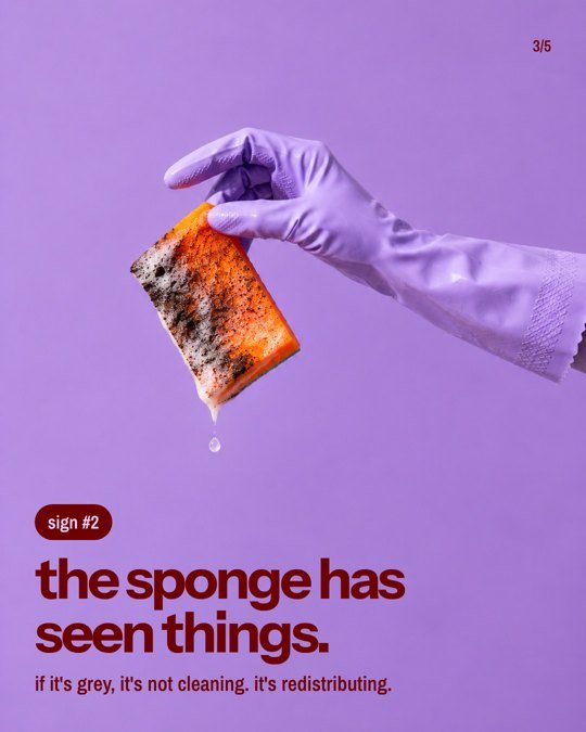 Keystone carousel slide 3: the sponge has seen things